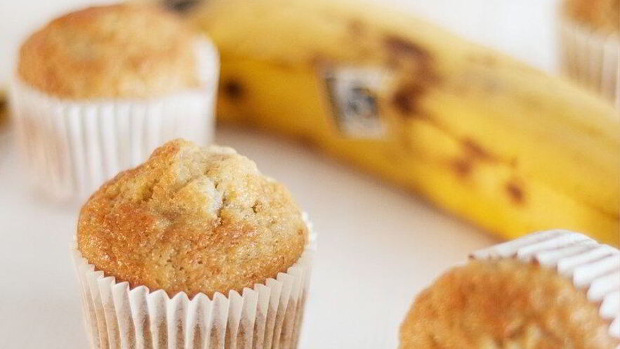 Рецепт капкейков с бананом