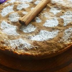 Рецепт Кекса на яблочном пюре с орехами