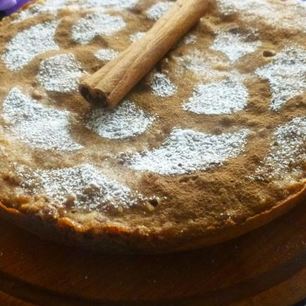 Рецепт Кекса на яблочном пюре с орехами