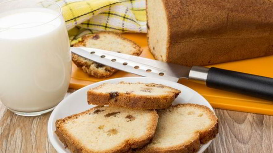 Рецепт кекса с изюмом и цедрой лимона