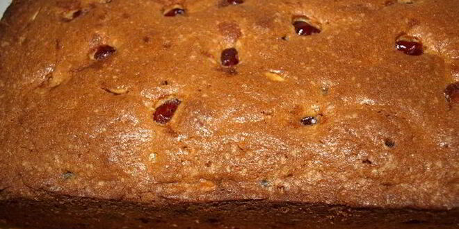 Рецепт кекса с вяленой вишней, арахисом и шоколадом