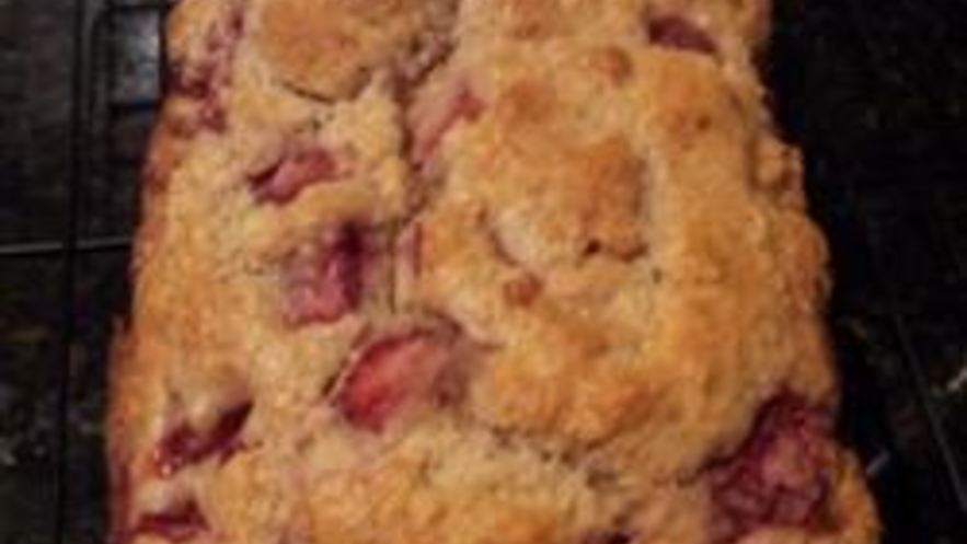 Рецепт кекса с замороженной клубникой