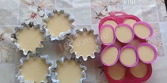 Рецепт кексов с повидлом внутри