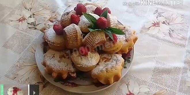 Рецепт кексов с повидлом внутри