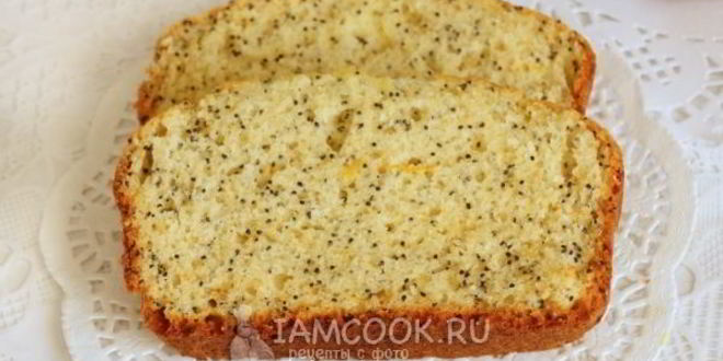 Рецепт макова-апельсинового кекс