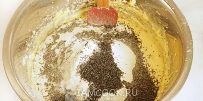 Рецепт макова-апельсинового кекс