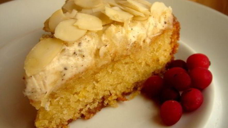 Рецепт миндально-лимонного кекс