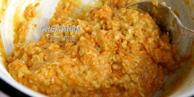 Рецепт морковна-овсяных кексы с медом