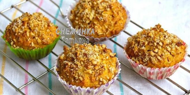 Рецепт морковна-овсяных кексы с медом