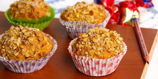 Рецепт морковна-овсяных кексы с медом