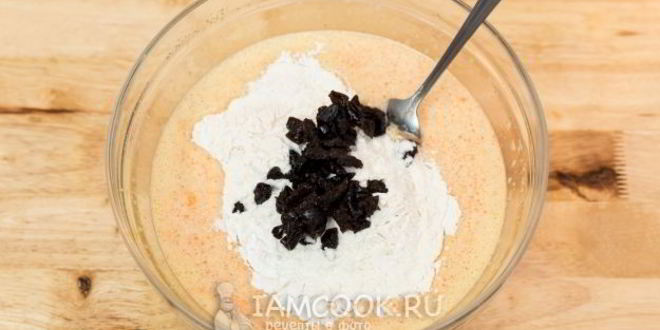 Рецепт морковных кексов с черносливом
