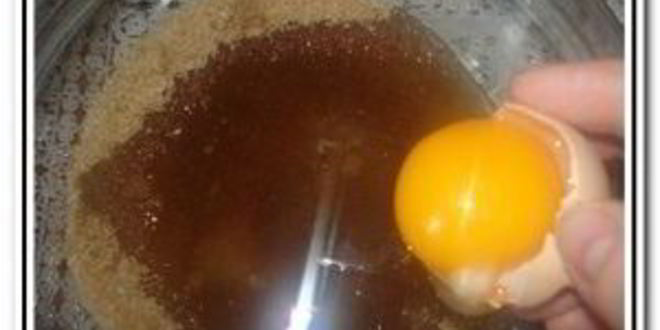 Рецепт ревеневого кекса с орехами