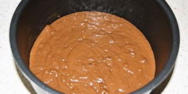 Рецепт шоколадна-бананового кекс в мультиварке