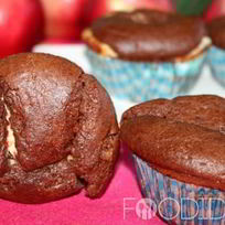 Шоколадно-творожные кексы