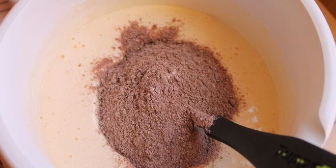 Рецепт шоколадного кекса на минеральной воде