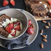 Шоколадный кекс с миндальной мукой