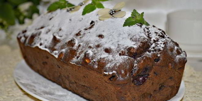 Рецепт шоколадного кекса с вишней