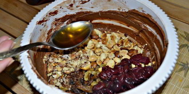 Рецепт шоколадного кекса с вишней