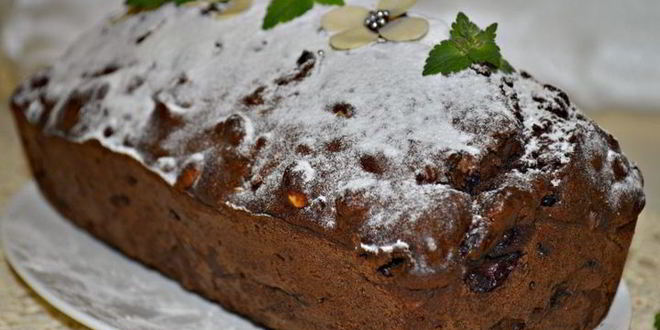 Рецепт шоколадного кекса с вишней