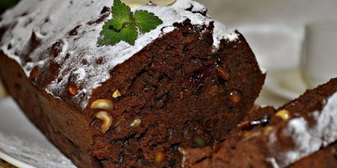 Рецепт шоколадного кекса с вишней