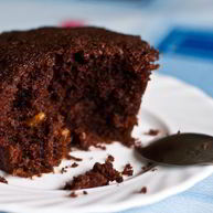 Рецепт Шоколадного кекса в микроволновке за 5 минут