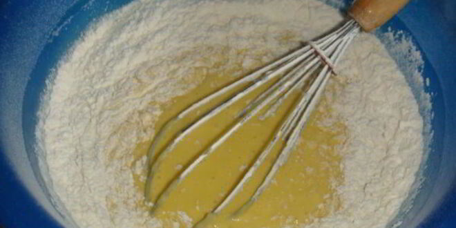 Рецепт сметанного кекса со сгущенным молоком