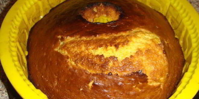 Рецепт сметанного кекса со сгущенным молоком