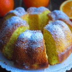 Рецепт Творожного кекса с апельсиновым соком