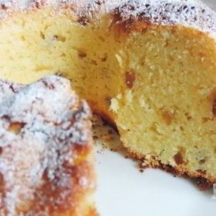 Рецепт Творожного кекса с изюмом в духовке