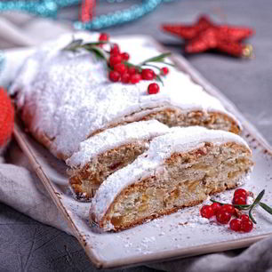 Рецепт Творожного рождественского Штоллена