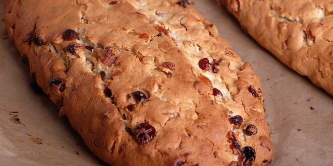 Рецепт творожного рождественского штоллена