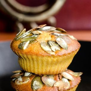 Рецепт Тыквенных кексов с имбирными цукатами