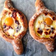 Рецепт Хачапури по аджарски без дрожжей