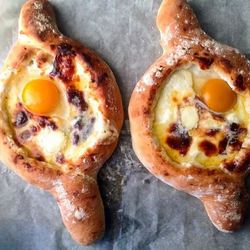 Рецепт Хачапури по аджарски без дрожжей