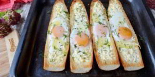 Рецепт хачапури по-аджарски в багете