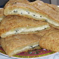 Рецепт Хачапури с творогом и сыром в духовке