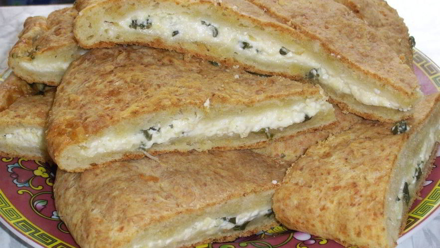 Рецепт хачапури с творогом и сыром в духовке