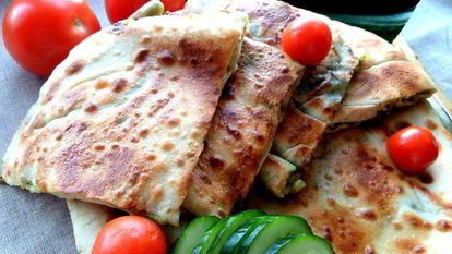 Рецепт Хачапури со шпинатом и сыром