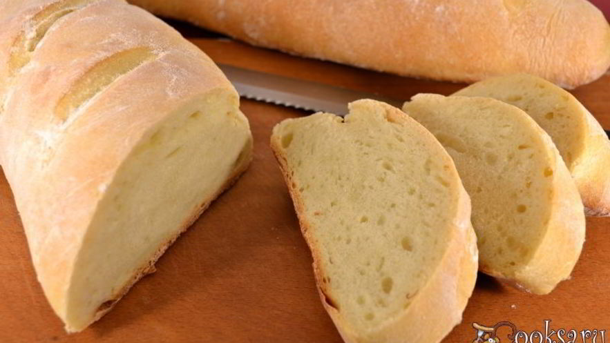 Рецепт батона домашнего