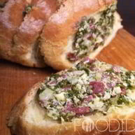 Рецепт Фаршированного батона в духовке