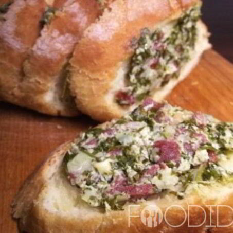 Рецепт Фаршированного батона в духовке