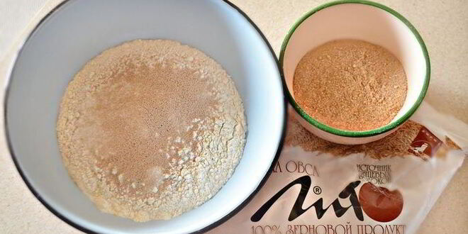 Рецепт итальянского батона с овсяными отрубями