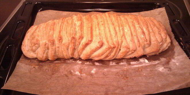 Рецепт итальянского хлеба гармошка