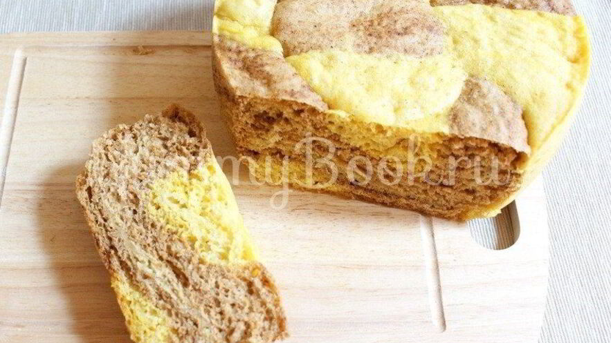 Рецепт хлеба мраморного в мультиварке