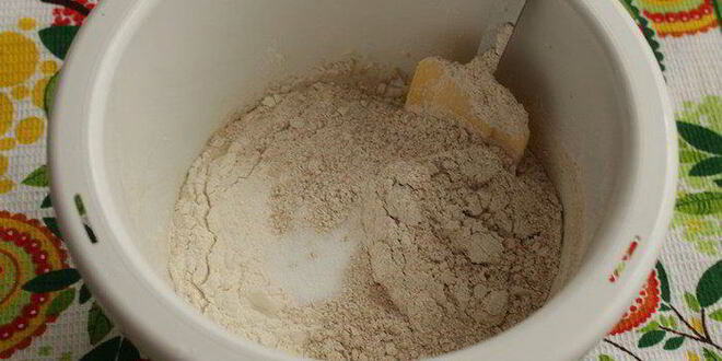 Рецепт хлеба на твороге с мукой