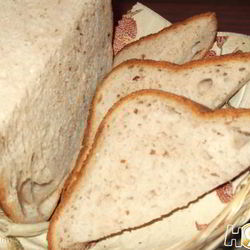 Рецепт Хлеба пшеничного с грецким орехом