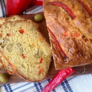 Рецепт Хлеба с оливками и пармезаном Мотивы Италии