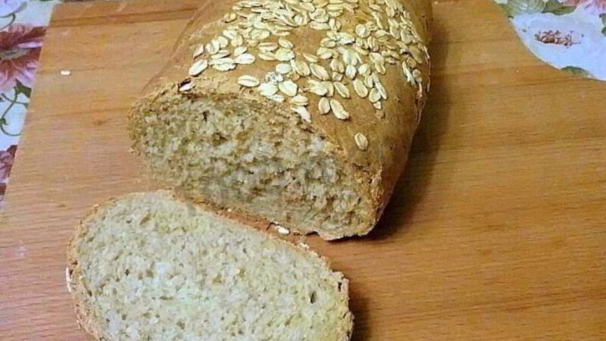 Рецепт хлеба с овсяными хлопьями домашний