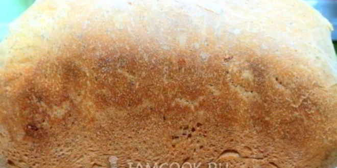 Рецепт хлеба с перцем чили, укропом и чесноком