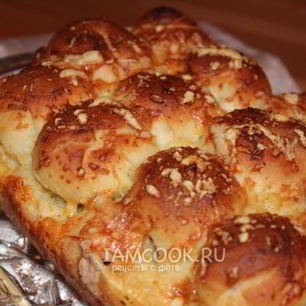 Рецепт Обезьяньего хлеба с чесноком и сыром